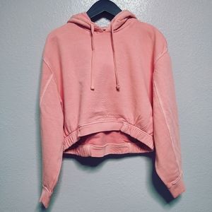 Nordstrom Crop Pink‎ Hoodie M